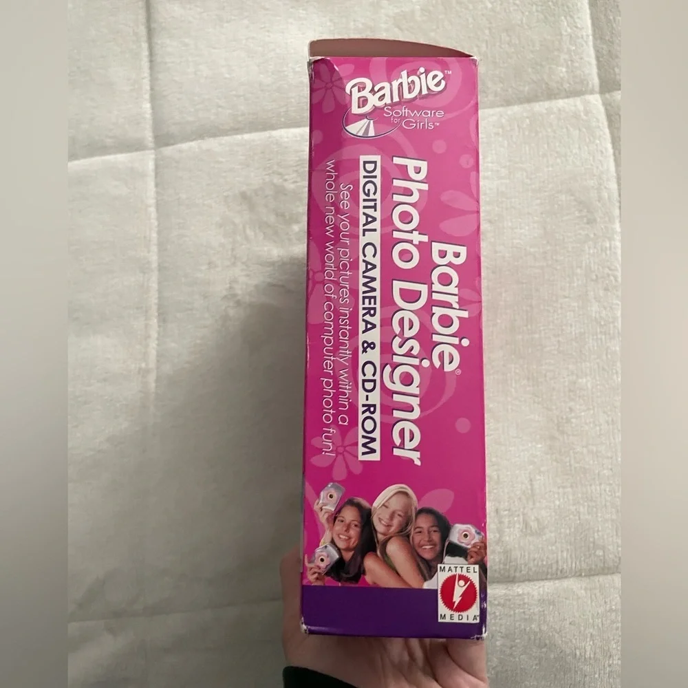 Barbie Photo Designer 1998 Digital Camera and CD-Rom New In Box Mattel Fast Ship